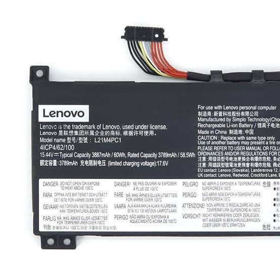LENOVO L21M4PC4 - L21M4PC1 Original Laptop Notebook Battery (1 Yr Warranty)