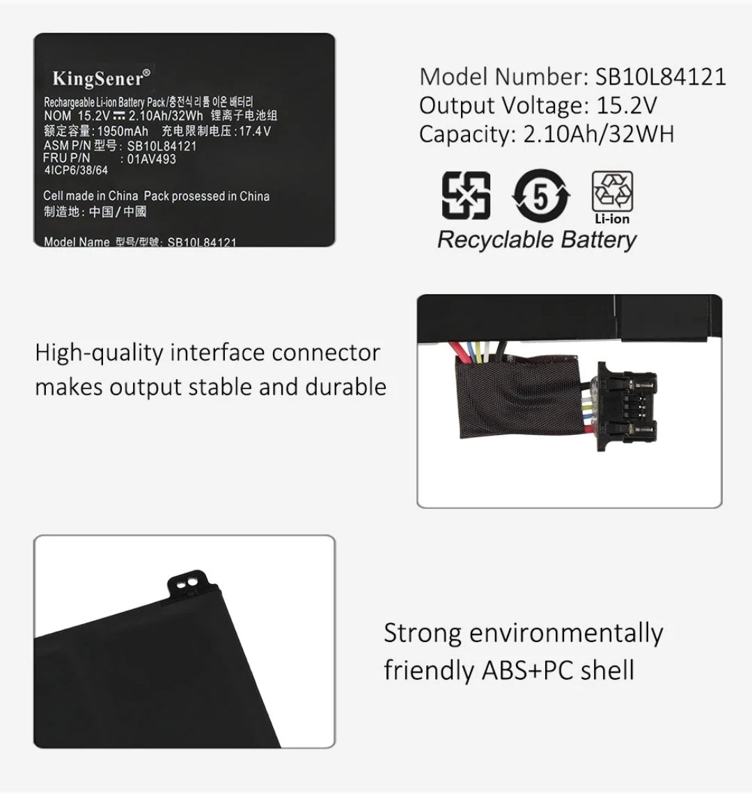 LENOVO ThinkPad S5(20B3A022CD) - 00HW001 Original  Laptop Notebook Battery (1 Yr Warranty)