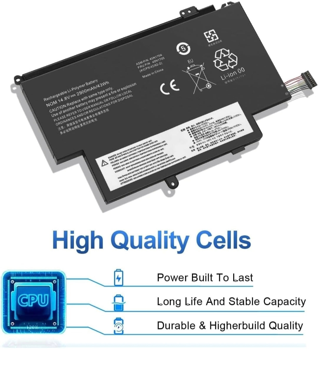 LENOVO ThinkPad S1 - 45N1706 Original Laptop Notebook Battery (1 Yr Warranty)
