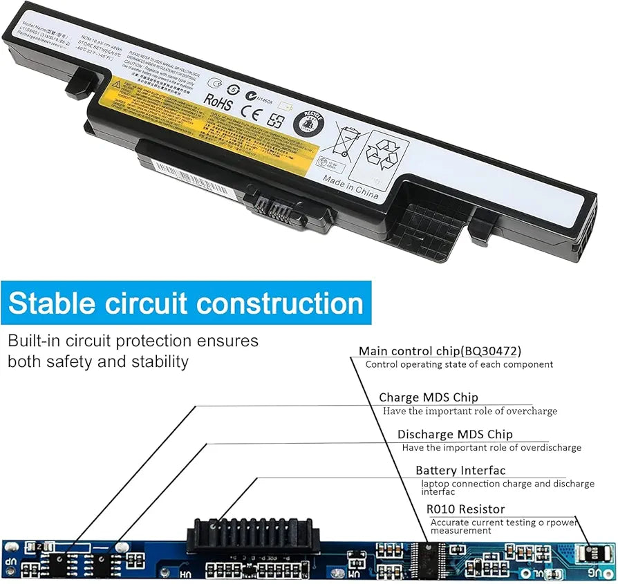 LENOVO IdeaPad Y410P - L11S6R01 Original Laptop Notebook Battery (1 Yr Warranty)