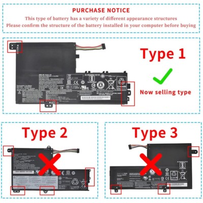 LENOVO Flex4-1470 - L15C3PB1 Original Laptop Notebook Battery (1 Yr Warranty)