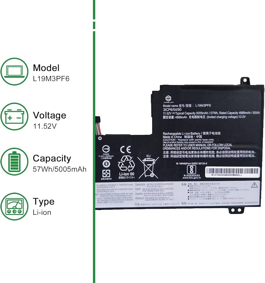 LENOVO IdeaPad 5 15ALC05 – L19M3PF6 Original Laptop Notebook Battery (1 Yr Warranty)