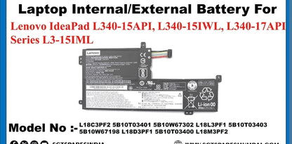 LENOVO L18L3PF1 – L18L3PF1 Original Laptop Notebook Battery (1 Yr Warranty)