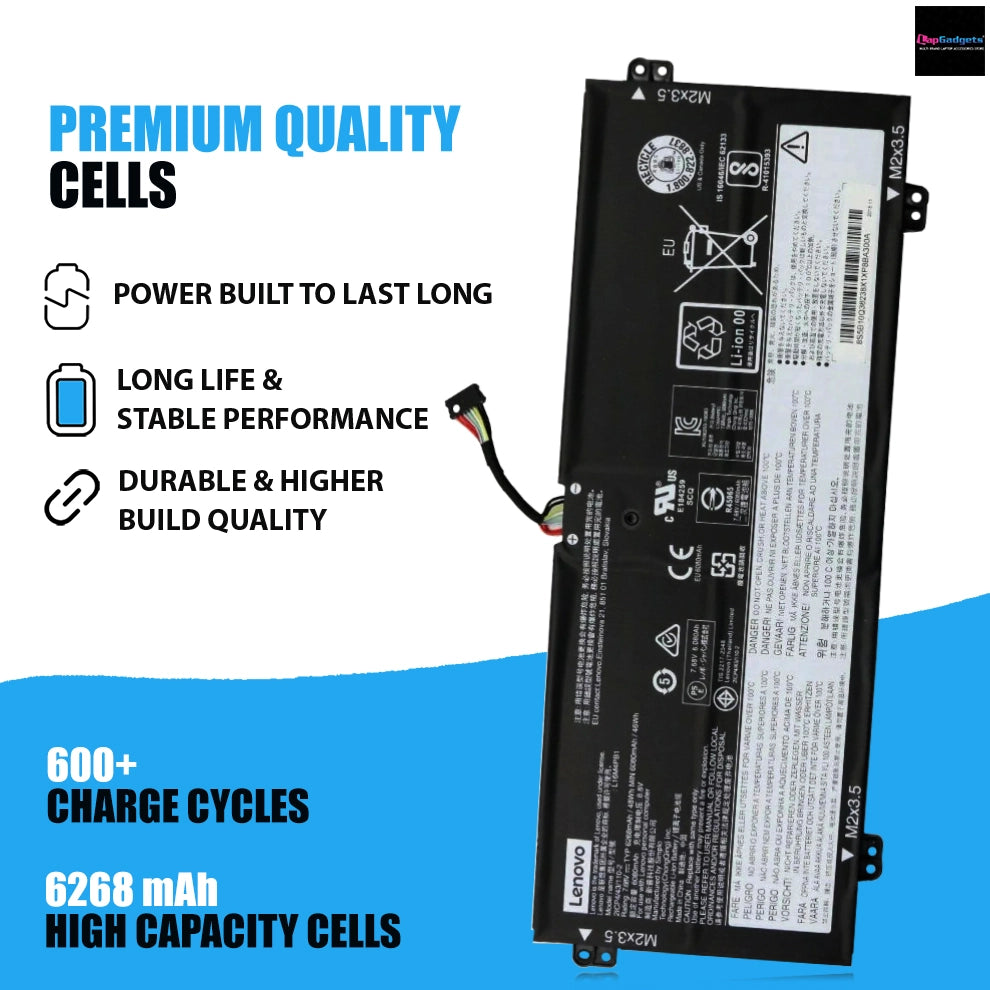 LENOVO ThinkPad X1 Tablet 3rd Gen - L16L4P91 Original Laptop Notebook Battery (1 Yr Warranty)