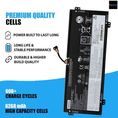 LENOVO ThinkPad X1 Tablet 3rd Gen - L16L4P91 Original Laptop Notebook Battery (1 Yr Warranty)