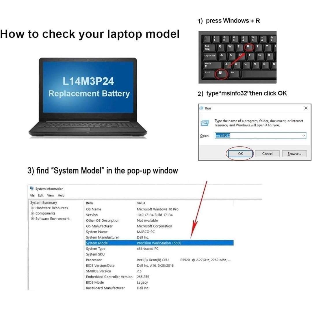 LENOVO L14M3P24 – L14M3P24 Original Laptop Notebook Battery (1 Yr Warranty)