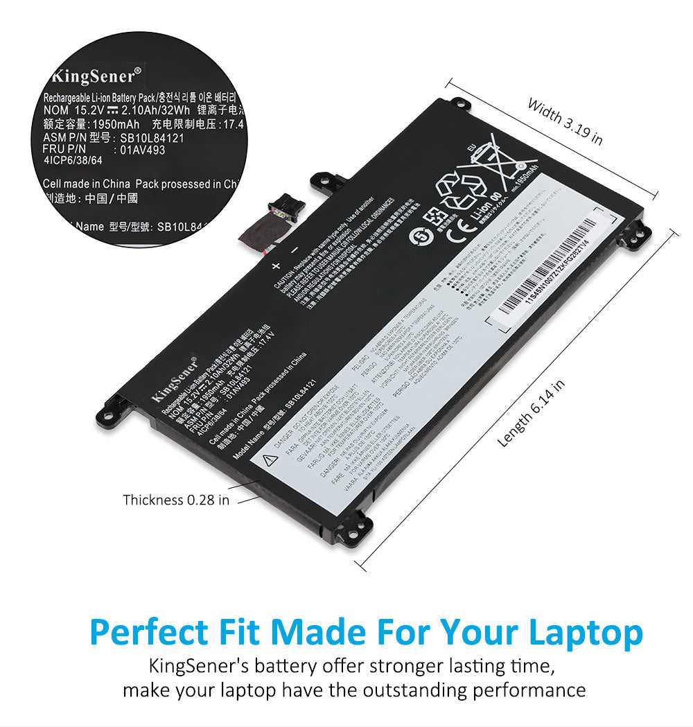 LENOVO ThinkPad S5(20B3A022CD) - 00HW001 Original  Laptop Notebook Battery (1 Yr Warranty)