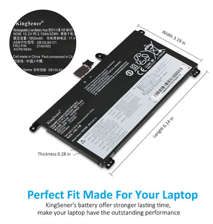 LENOVO ThinkPad S5(20B3A022CD) - 00HW001 Original  Laptop Notebook Battery (1 Yr Warranty)