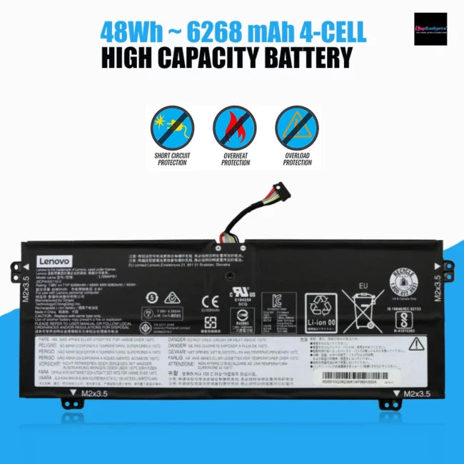 LENOVO ThinkPad X1 Tablet 3rd Gen - L16L4P91 Original Laptop Notebook Battery (1 Yr Warranty)