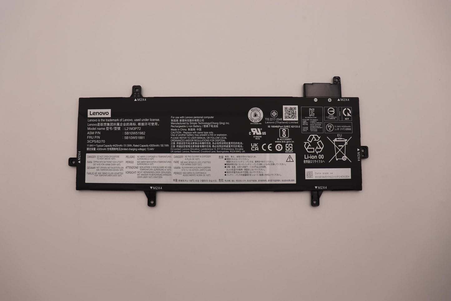 LENOVO L21M3P72 - L21M3P72 Original Laptop Notebook Battery (1 Yr Warranty)