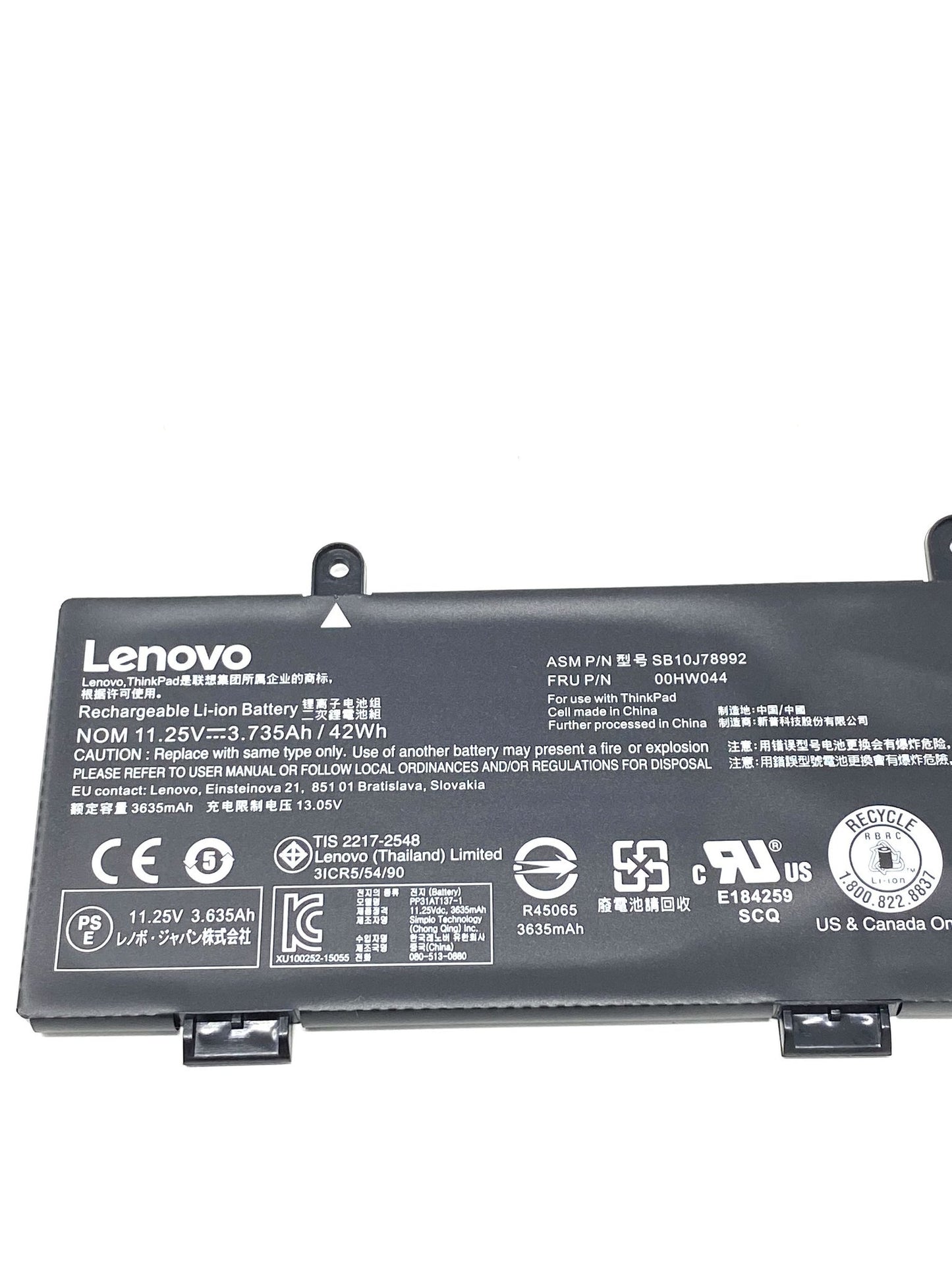 LENOVO 00HW044 - 00HW043 Original Laptop Notebook Battery (1 Yr Warranty)