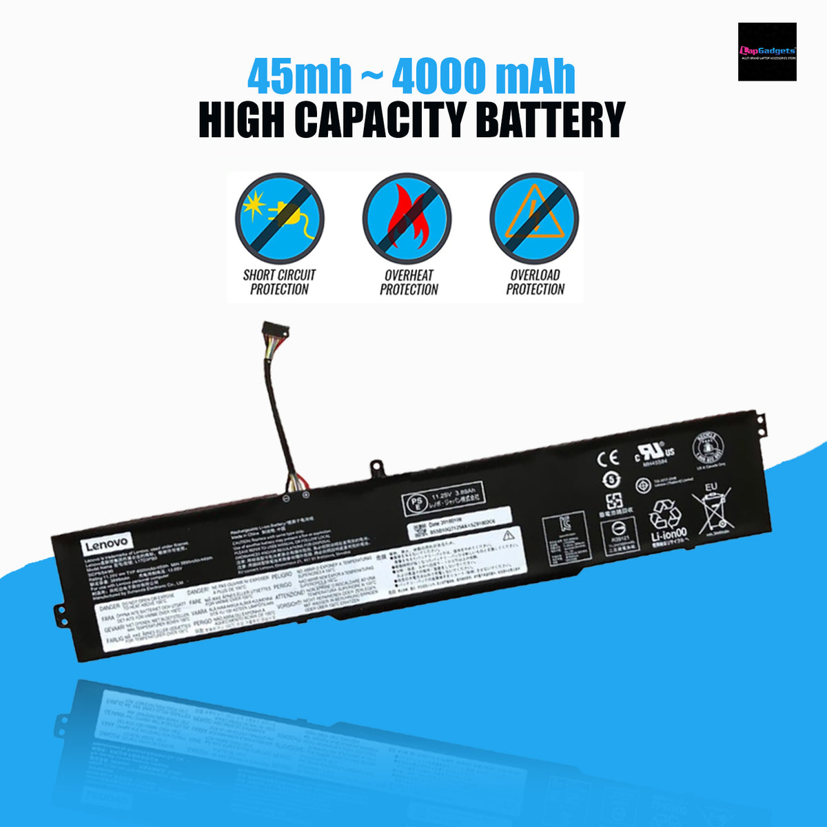 LENOVO 928QA221H - L17C3PB0 Original Laptop Notebook Battery (1 Yr Warranty)