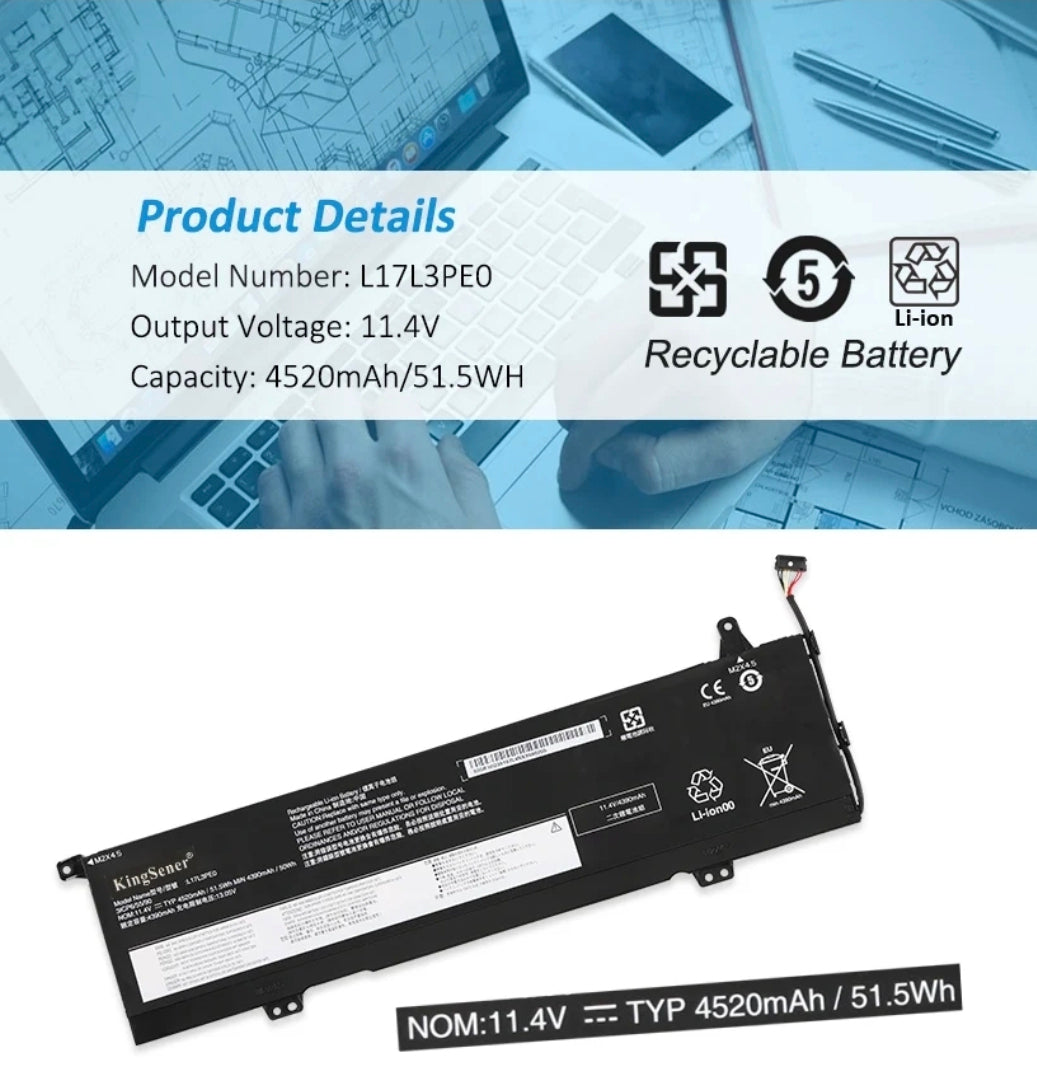 LENOVO Yoga 730 - L17L3PE0 Original Laptop Notebook Battery (1 Yr Warranty)