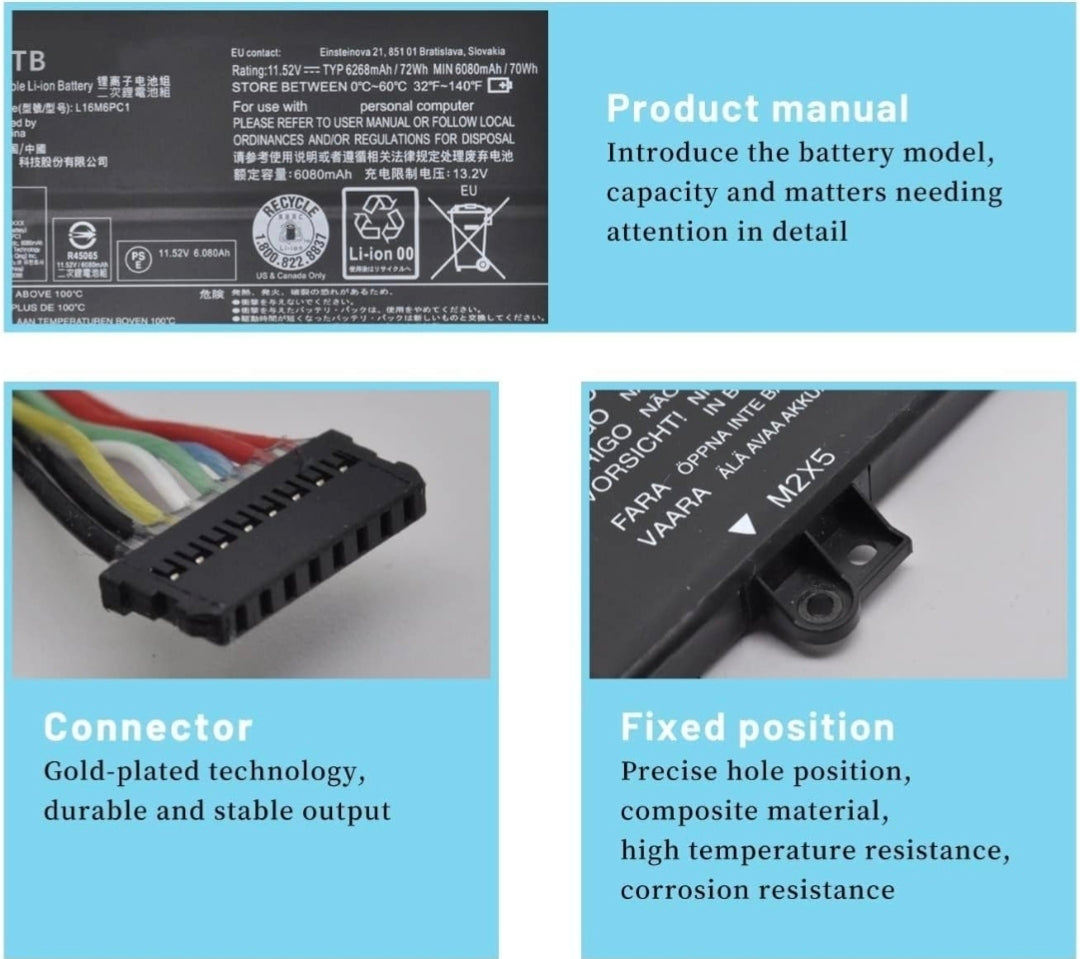 LENOVO Yoga 720 - L16M6PC1 Original Laptop Notebook Battery (1 Yr Warranty)