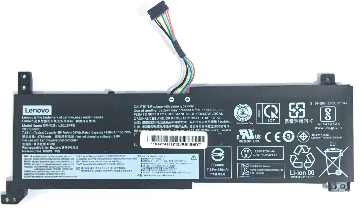 LENOVO L20L2PF0 - L20M2PF0 Original Laptop Notebook Battery (1 Yr Warranty)