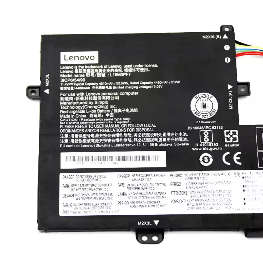 LENOVO L18L3PF3 – L18L3PF3 Original Laptop Notebook Battery (1 Yr Warranty)
