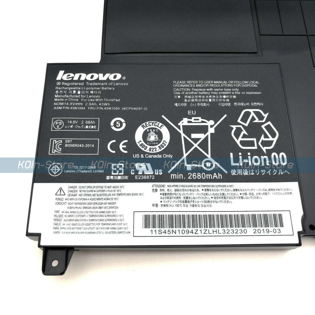 LENOVO ThinkPad S230u Twist - 45N1094 Original Laptop Notebook Battery (1 Yr Warranty)