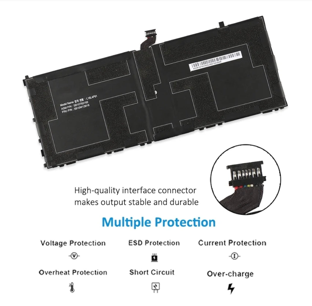 LENOVO ThinkPad X1 Tablet 3rd Gen - L16L4P91 Original Laptop Notebook Battery (1 Yr Warranty)