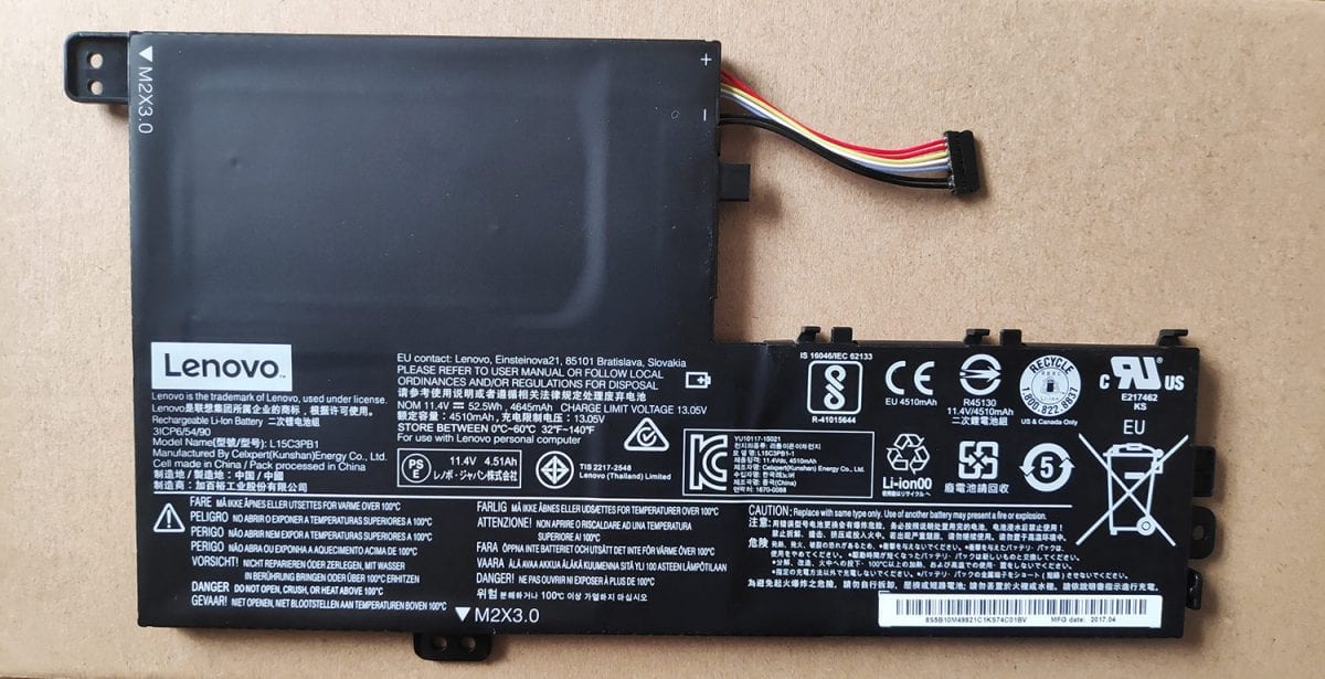 LENOVO L15C2PB1 – L15C2PB1 Original Laptop Notebook Battery (1 Yr Warranty)