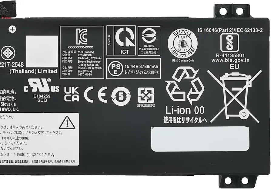 LENOVO L21M4PC4 - L21M4PC1 Original Laptop Notebook Battery (1 Yr Warranty)