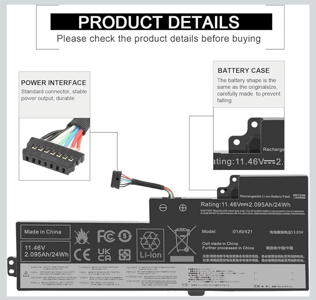 LENOVO ThinkPad 25 - 01AV420 Original Laptop Notebook Battery (1 Yr Warranty)