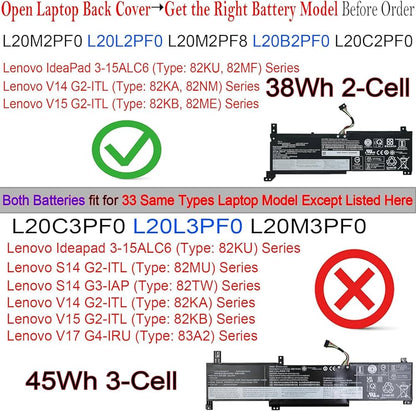 LENOVO L20L2PF0 - L20M2PF0 Original Laptop Notebook Battery (1 Yr Warranty)