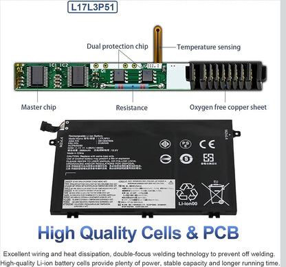 LENOVO ThinkPad E480 - L17L3P51 Original Laptop Notebook Battery (1 Yr Warranty)