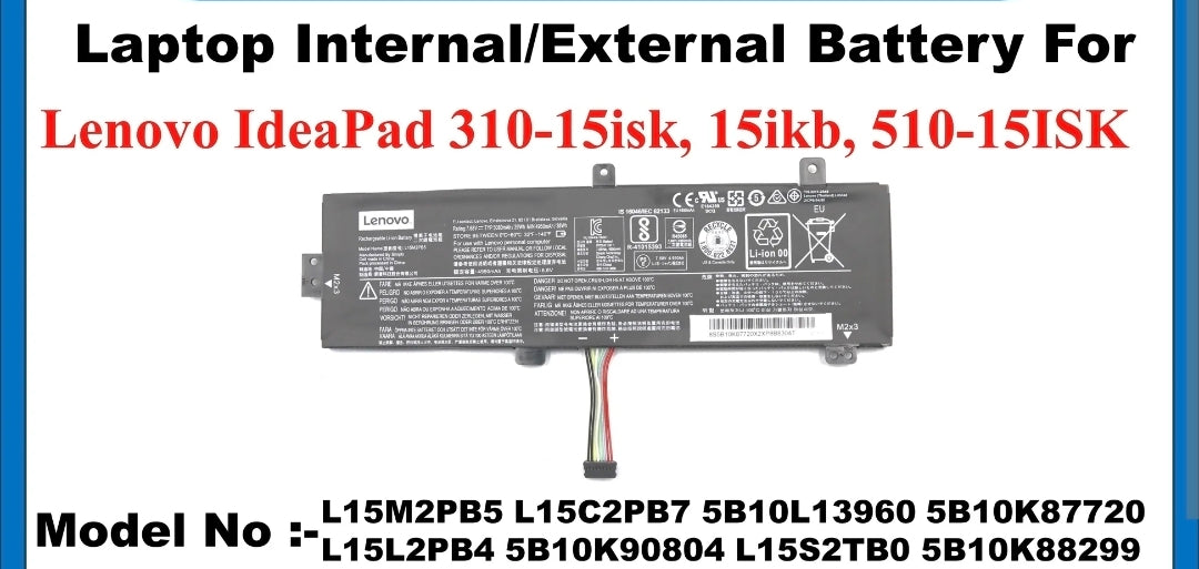 LENOVO IdeaPad 310 - L15C2PB7 Original Laptop Notebook Battery (1 Yr Warranty)