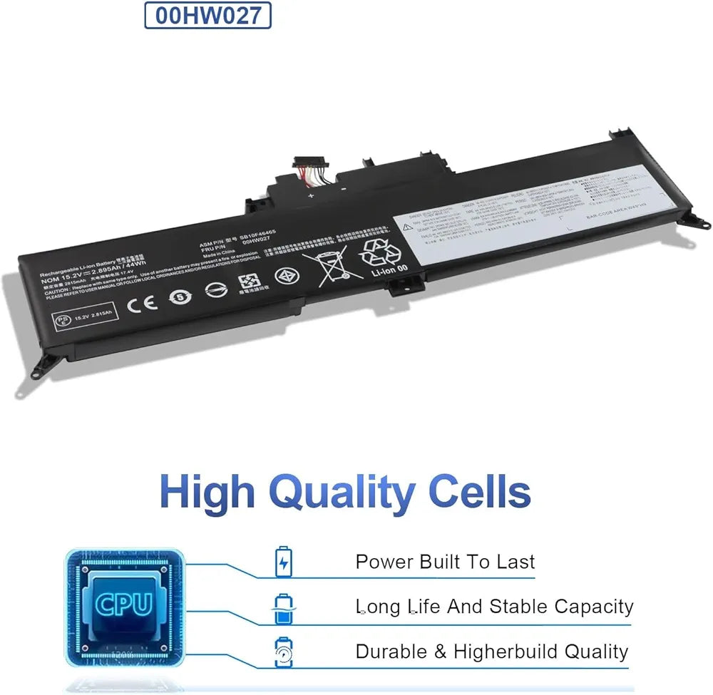 LENOVO 00HW027 – 00HW027 Original Laptop Notebook Battery (1 Yr Warranty)