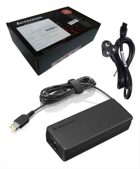 LENOVO Laptop Charger 65W 20V 3.25A Original Adapter Model No: ThinkPad E431 (USB Square) (1 Yr Warranty) (Power Cord Included)
