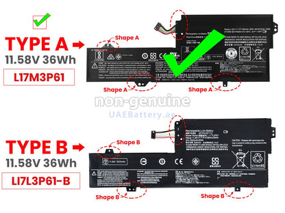 LENOVO 5B10N87357 - L17L3P61 Original Laptop Notebook Battery (1 Yr Warranty)