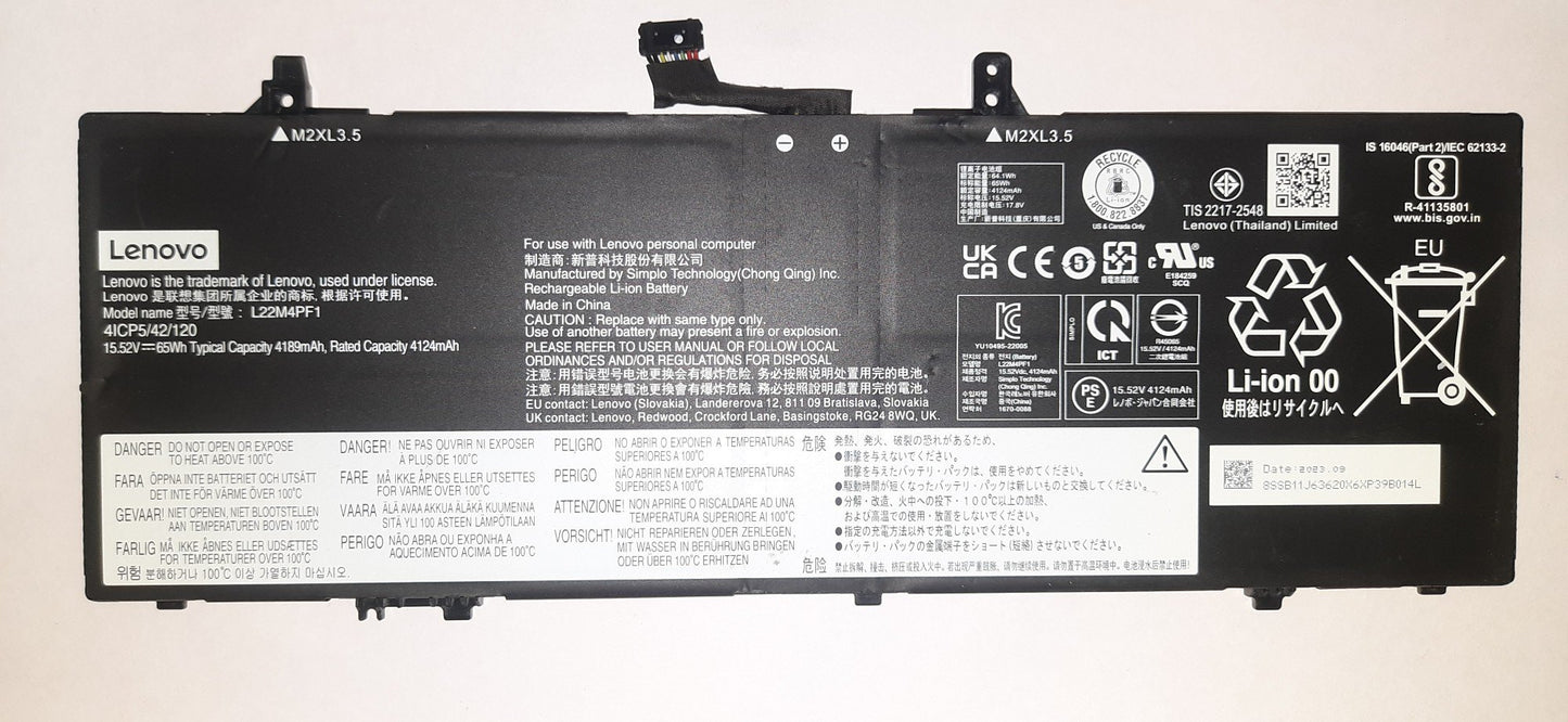 LENOVO L22M4PF1 – L22M4PF1 Original Laptop Notebook Battery (1 Yr Warranty)