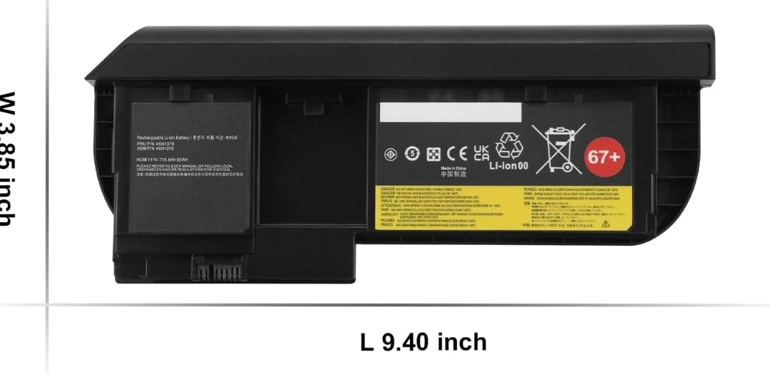 LENOVO ThinkPad X230 Tablet - 45N1079 Original Laptop Notebook Battery (1 Yr Warranty)