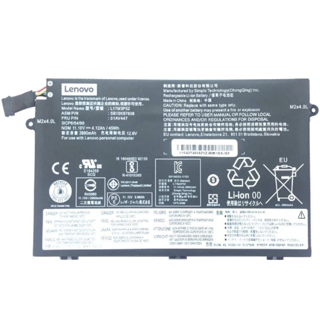 LENOVO 01AV447 – 01AV447 Original Laptop Notebook Battery (1 Yr Warranty)