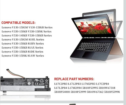 LENOVO V130 - L17L2PB4 Original Laptop Notebook Battery (1 Yr Warranty)