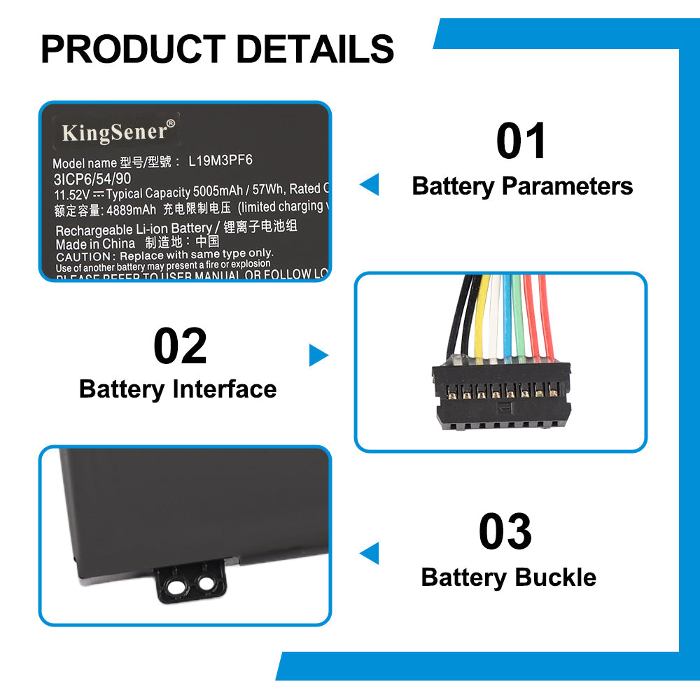LENOVO IdeaPad 5 15ALC05 – L19M3PF6 Original Laptop Notebook Battery (1 Yr Warranty)