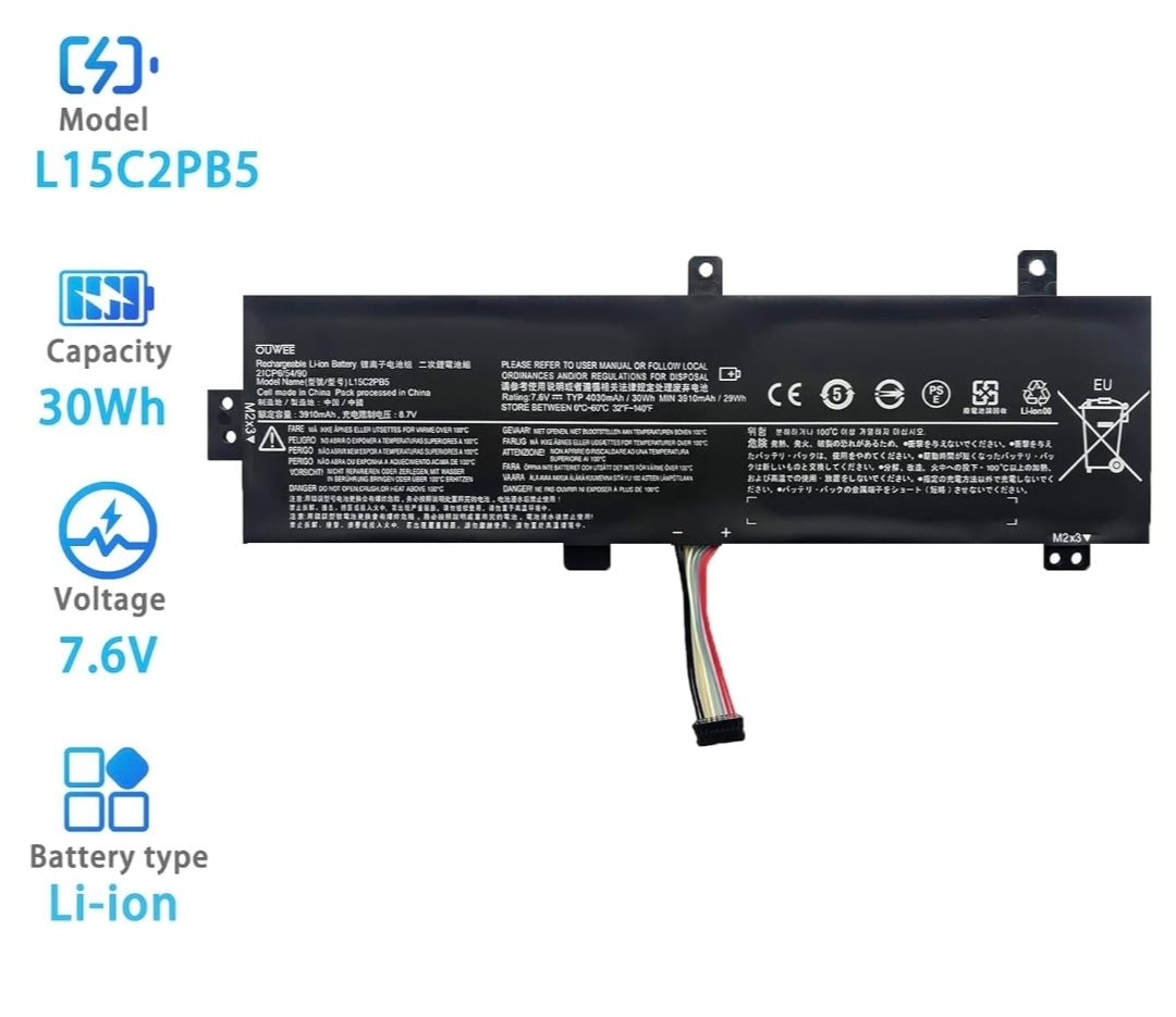 LENOVO IdeaPad 310 - L15C2PB7 Original Laptop Notebook Battery (1 Yr Warranty)