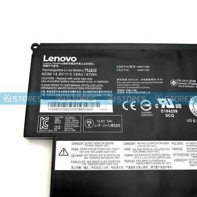 LENOVO ThinkPad S1 - 45N1706 Original Laptop Notebook Battery (1 Yr Warranty)
