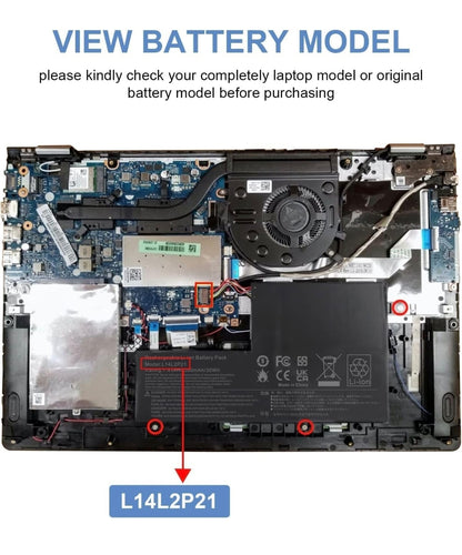 LENOVO Edge 2 - L14M3P21 Original Laptop Notebook Battery (1 Yr Warranty)