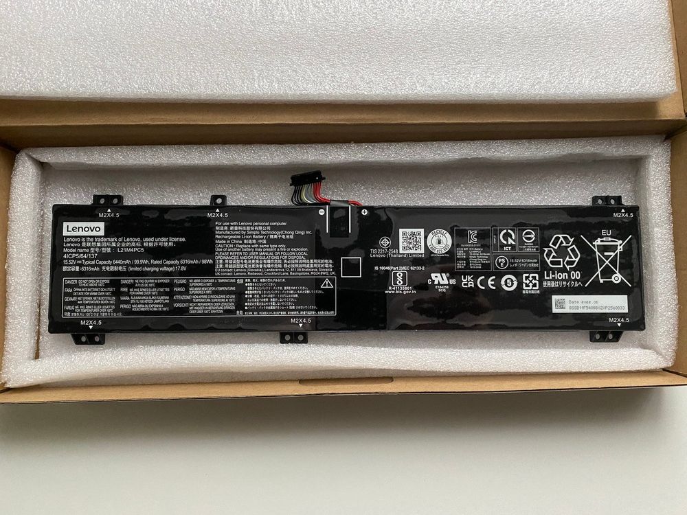 LENOVO L21C4PC5 - L21M4PC5 Original Laptop Notebook Battery (1 Yr Warranty)