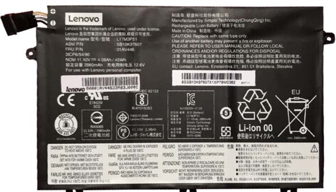LENOVO 01AV447 – 01AV447 Original Laptop Notebook Battery (1 Yr Warranty)