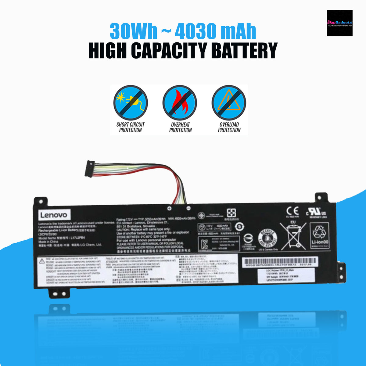 LENOVO V130 - L17L2PB4 Original Laptop Notebook Battery (1 Yr Warranty)