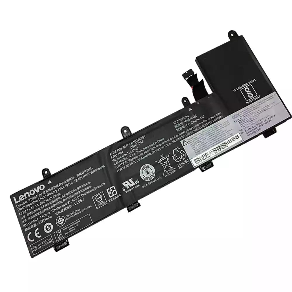 LENOVO 00HW044 - 00HW043 Original Laptop Notebook Battery (1 Yr Warranty)