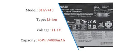 LENOVO 01AV412 - 01AV411 Original Laptop Notebook Battery (1 Yr Warranty)