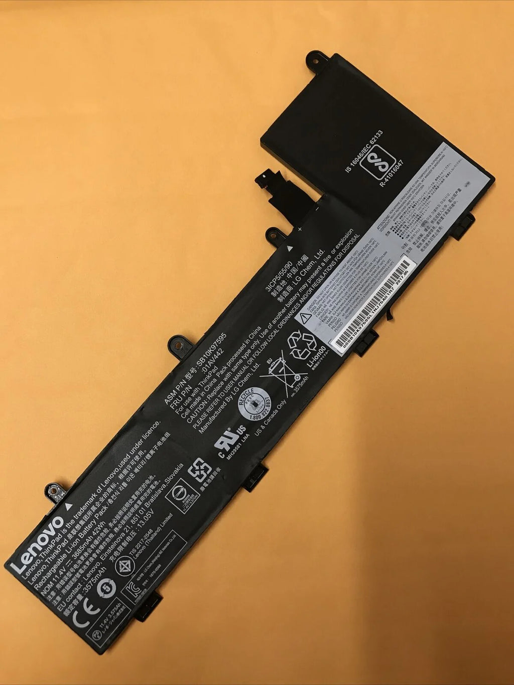 LENOVO 00HW043 00HW044 00HW042 01AV443 SB10J78990 - 01AV442 Original  Laptop Notebook Battery