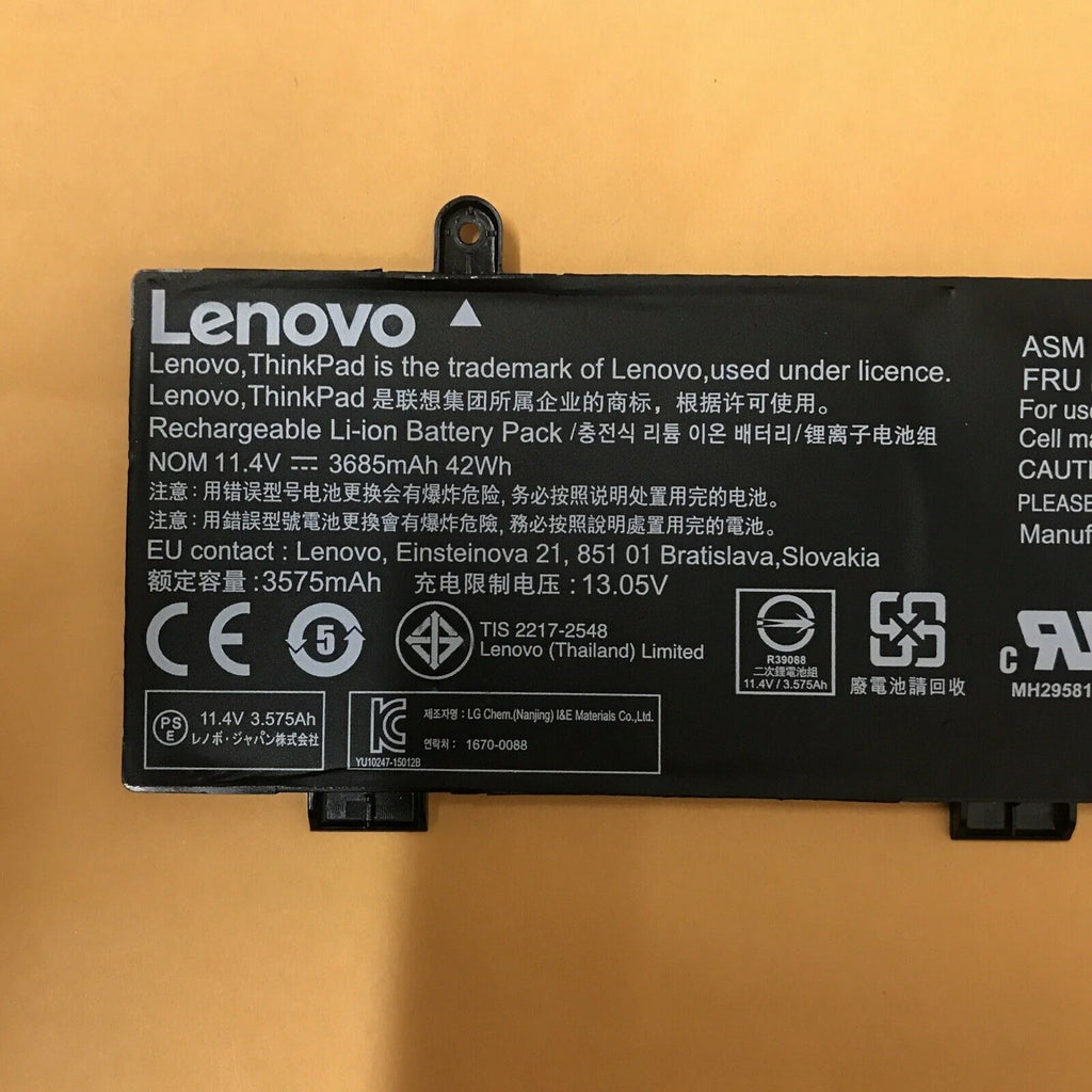 LENOVO 00HW043 00HW044 00HW042 01AV443 SB10J78990 - 01AV442 Original  Laptop Notebook Battery