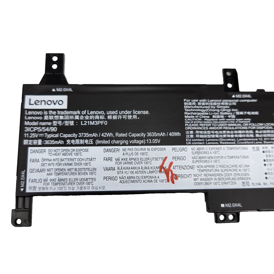 LENOVO IdeaPad 1 14ALC7 - L21M3PF0 Genuine Original Laptop Notebook Battery