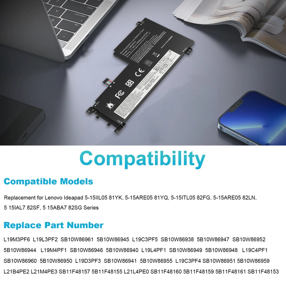LENOVO L19C3PF5 - L19C3PF5 Original  Laptop Notebook Battery