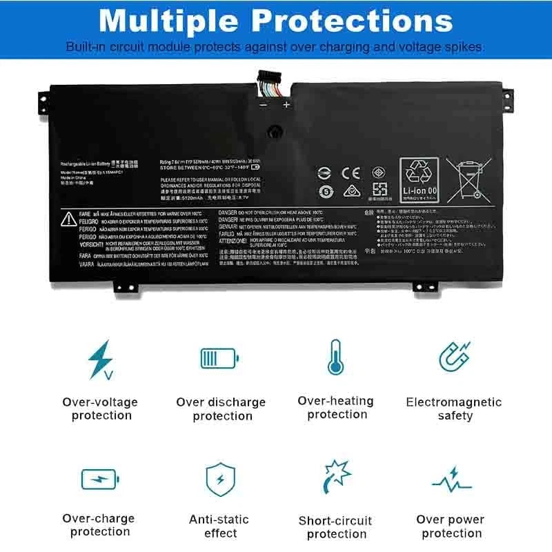 LENOVO 5B10K90767 5B10K90801 - L15M4PC1 Genuine Original Laptop Notebook Battery
